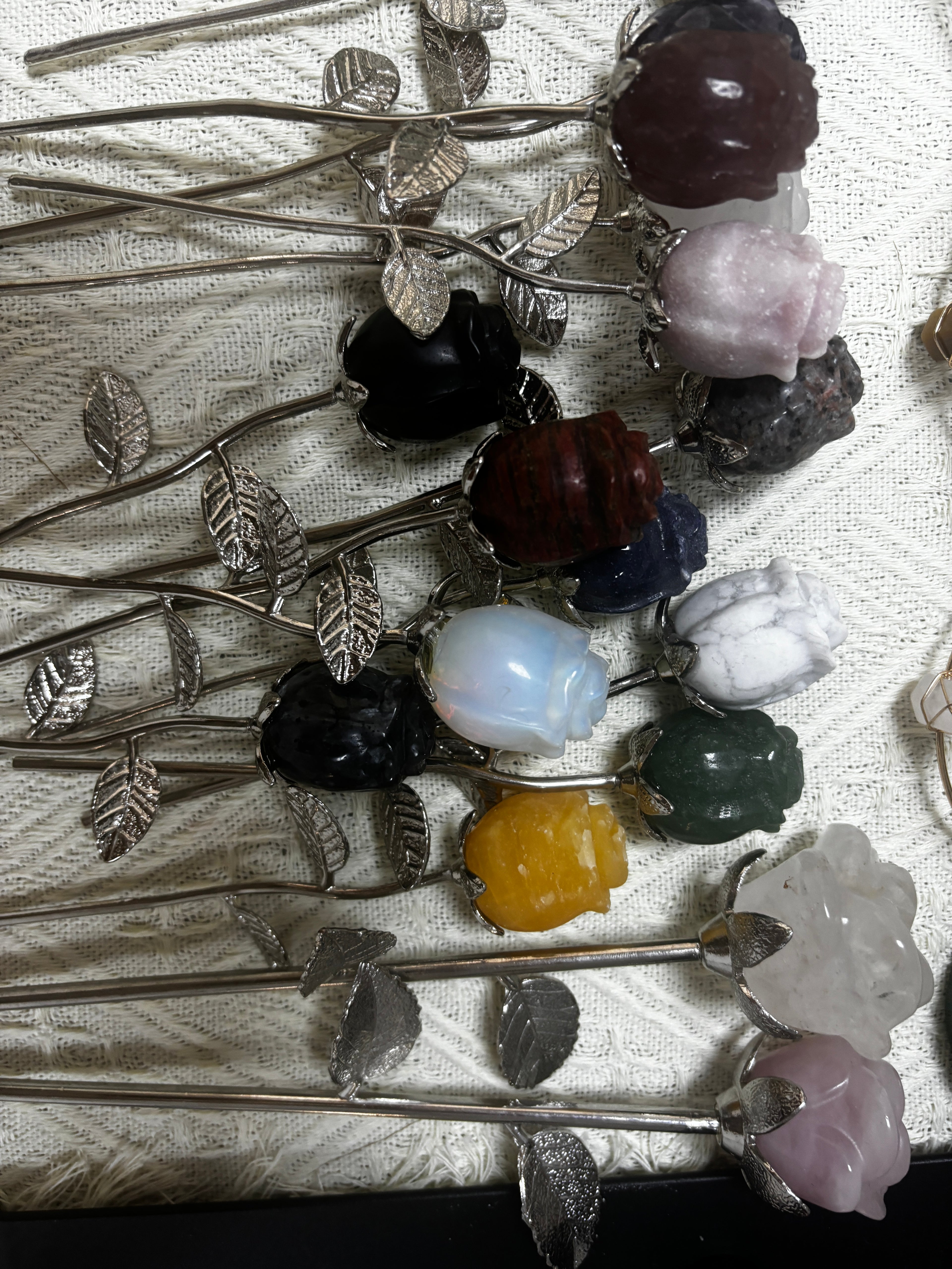 Natural crystal stone craftwork E