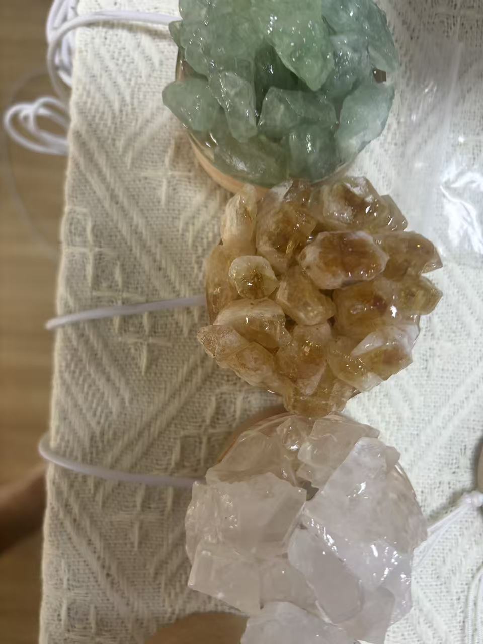 Natural crystal stone craftwork F